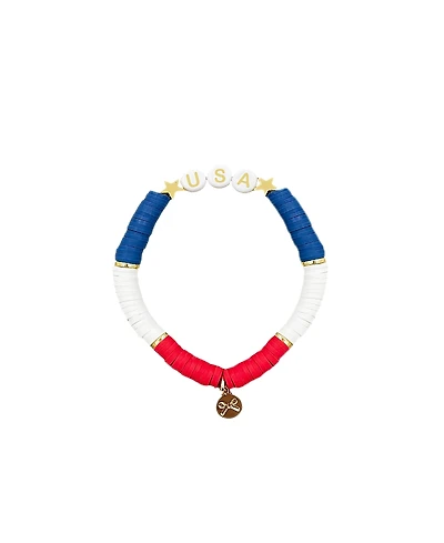 Bits & Bows Girls' Usa Bracelet - Little Kid, Big Kid