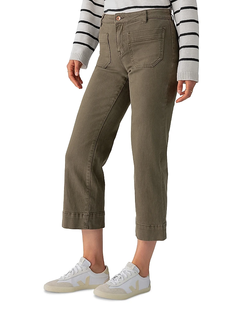 Sanctuary The Marine Cropped Wide Leg Pants