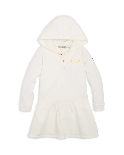 Moncler Girls' Logo Hooded Dress - Baby, Little Kid
