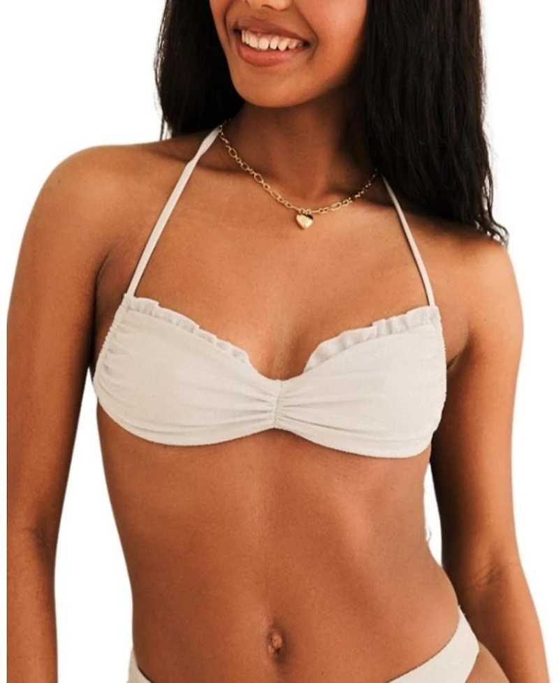 Valentina Tie Straps Bandeau Bikini Top