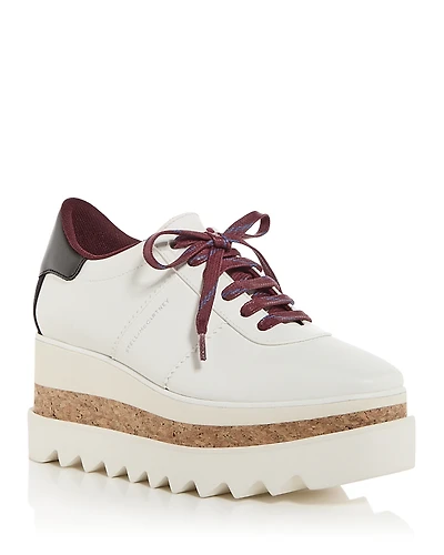 Stella McCartney Women's Sneak Elyse Platform Wedge Sneakers