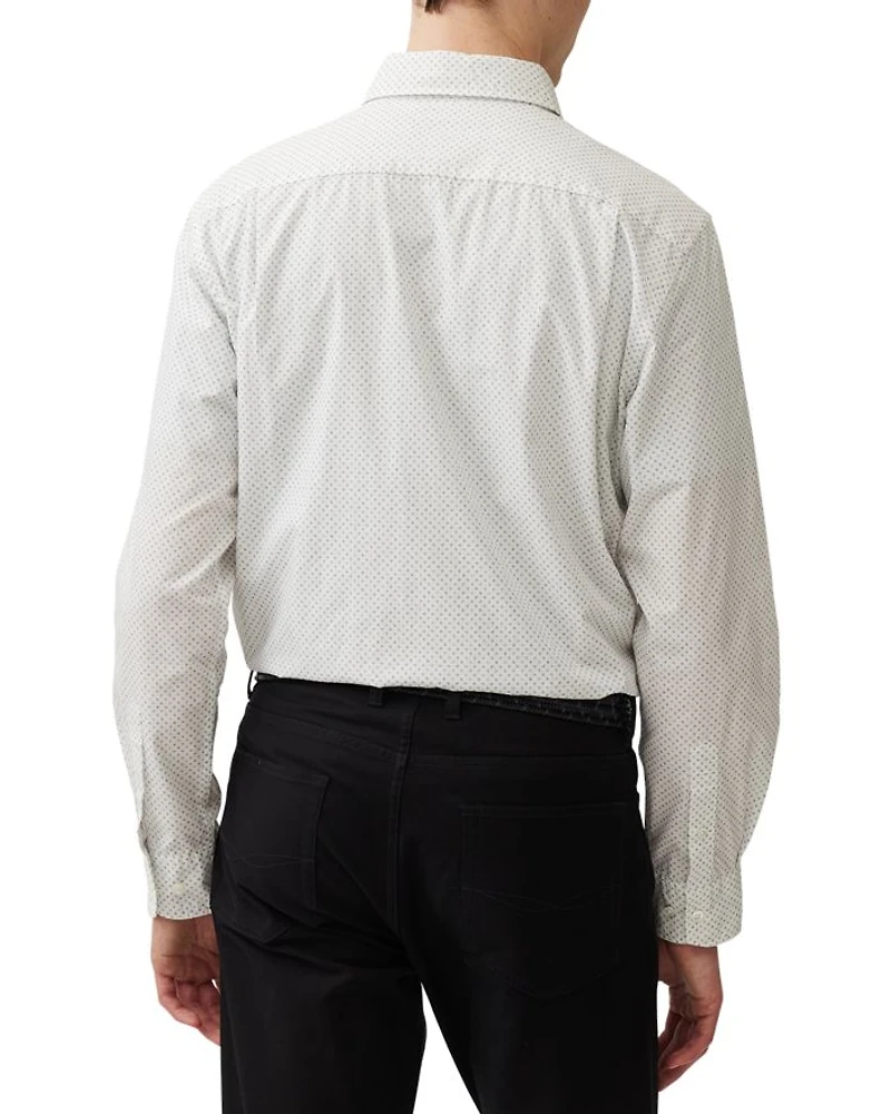 Middle Peak Button Front Shirt