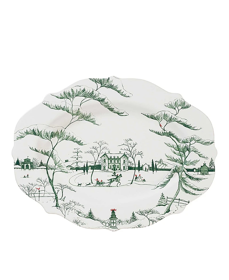 Country Estate Winter Frolic 18 Platter