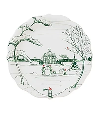 Country Estate Winter Frolic Party Plate Assorted Set of 4