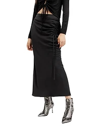Alexia Ruched Maxi Skirt