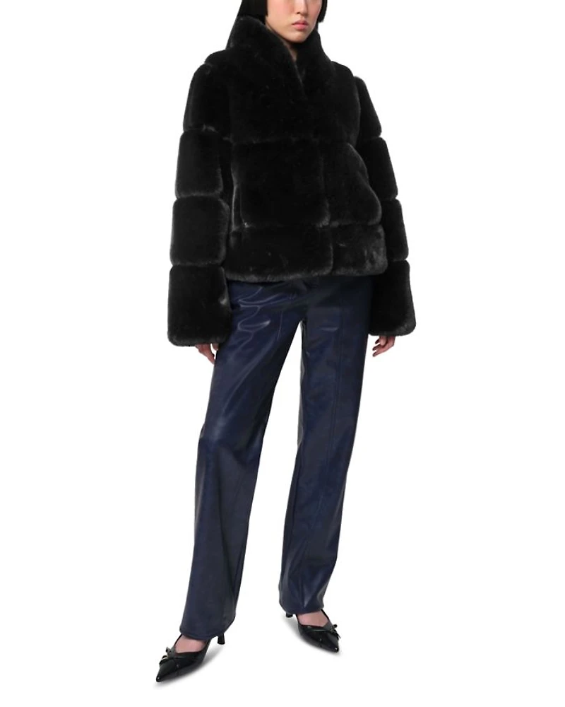 Sai Short Faux Fur Coat