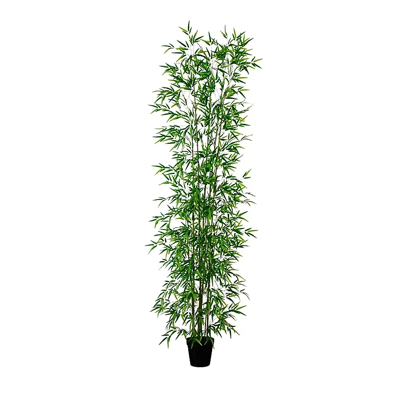 Nearly Natural 11' Artificial Green Bamboo Tree