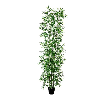 Nearly Natural 11' Artificial Green Bamboo Tree