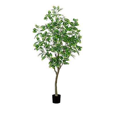 Nearly Natural 7' Artificial Greco Citrus Tree with Real Touch Leaves