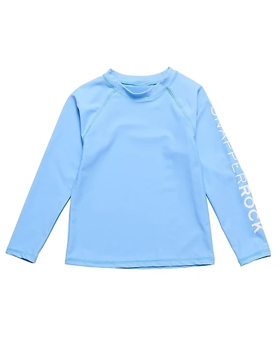 Snapper Rock Unisex Water Blue Long Sleeve Rash Top