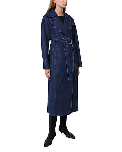 Apparis Tate Denim Trench Coat