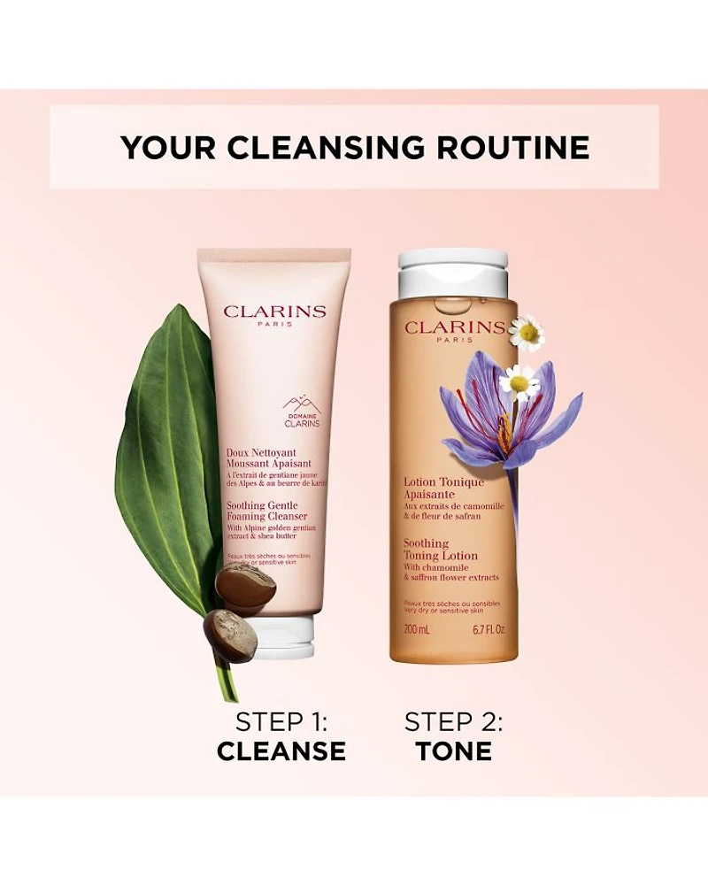 Soothing Gentle Foaming Face Cleanser with Shea Butter 4.2 oz.