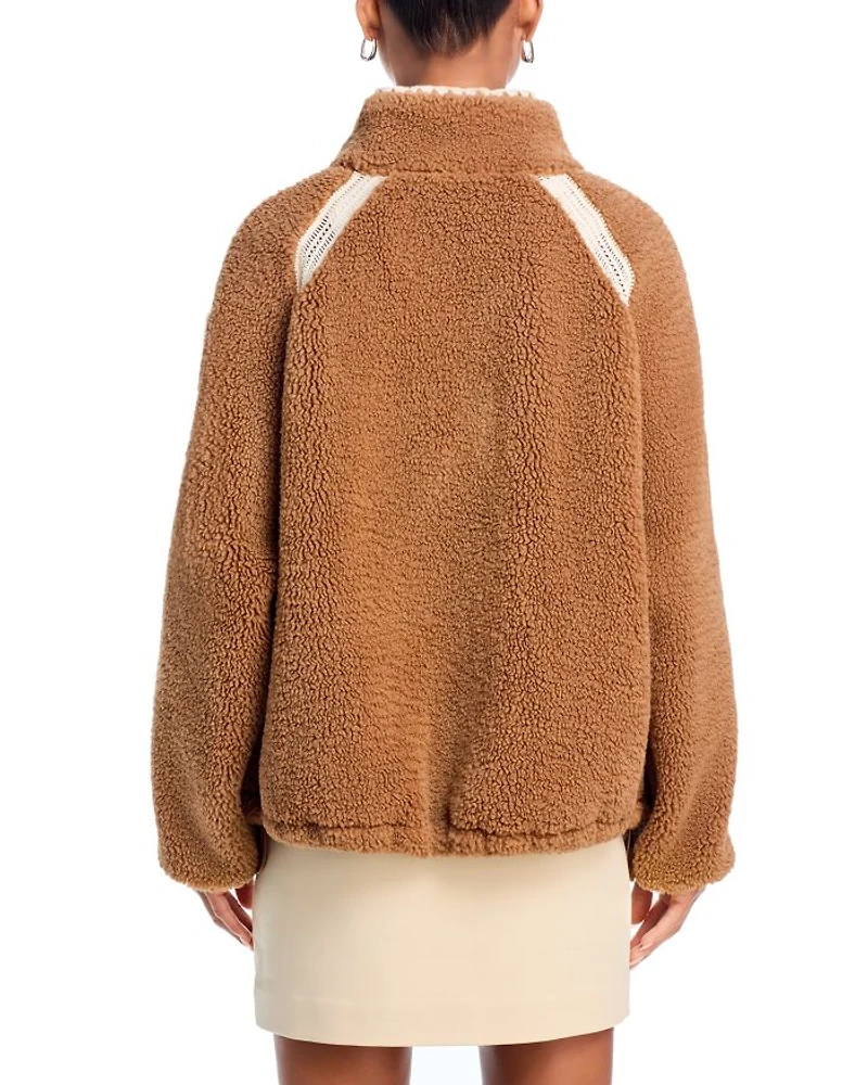 Nikia Fluff Faux Fur Jacket
