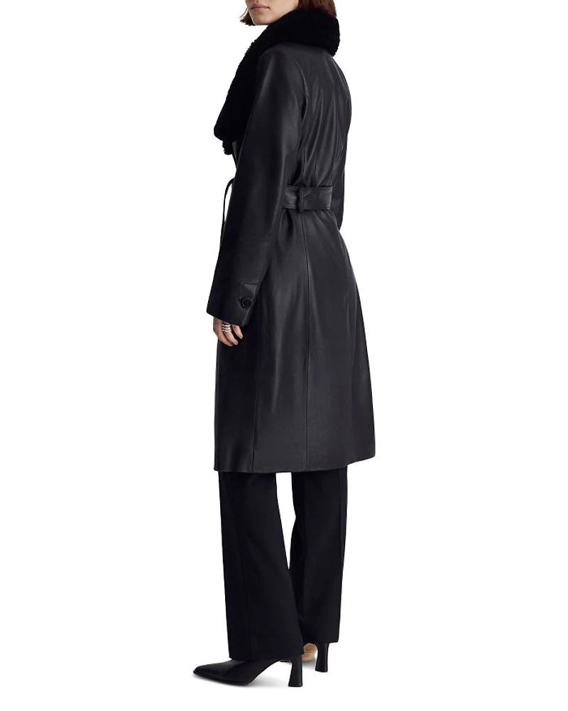 Nina Leather Coat