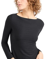 Stretch Jacquard Jersey Top