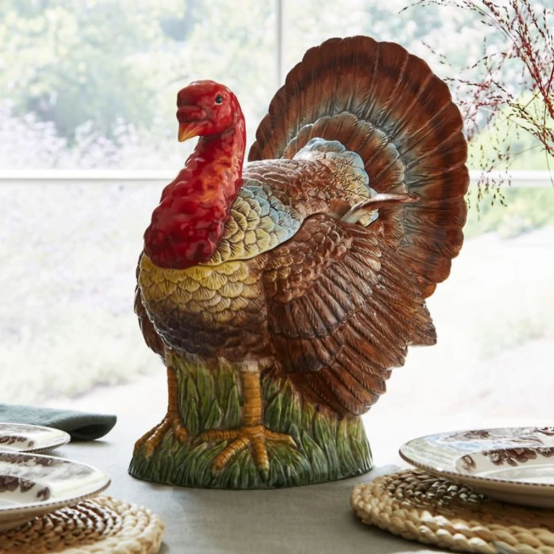 Woodland Turkey Soup Tureen & Ladle