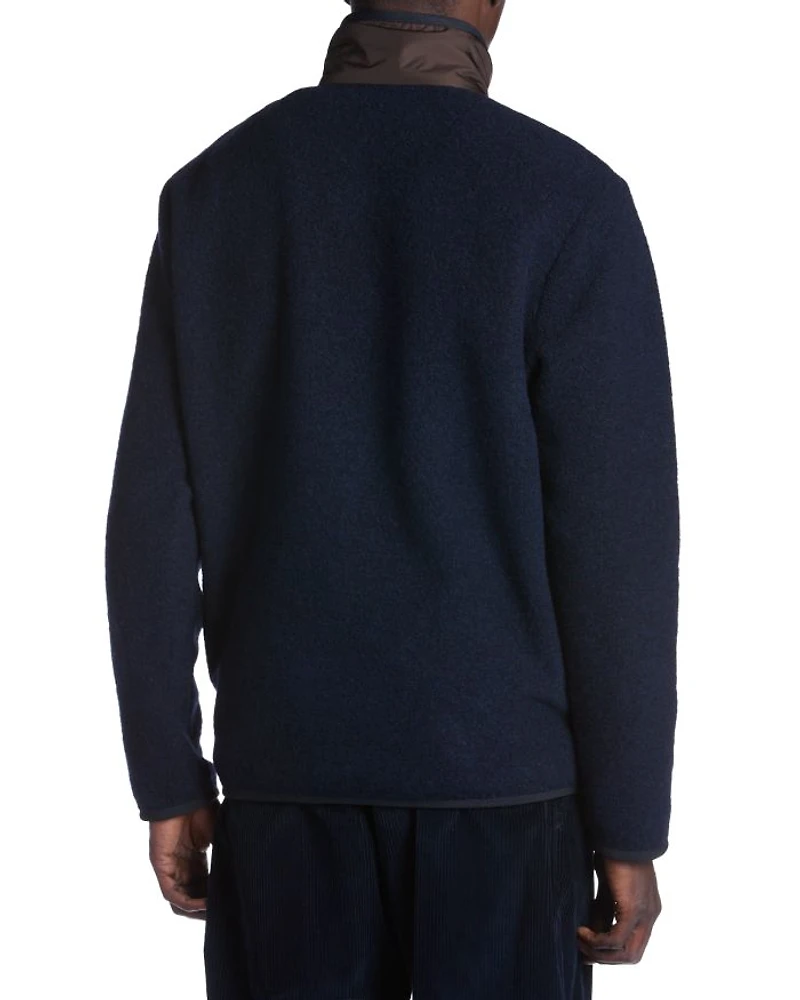 Teddy Fleece Zip Cardigan