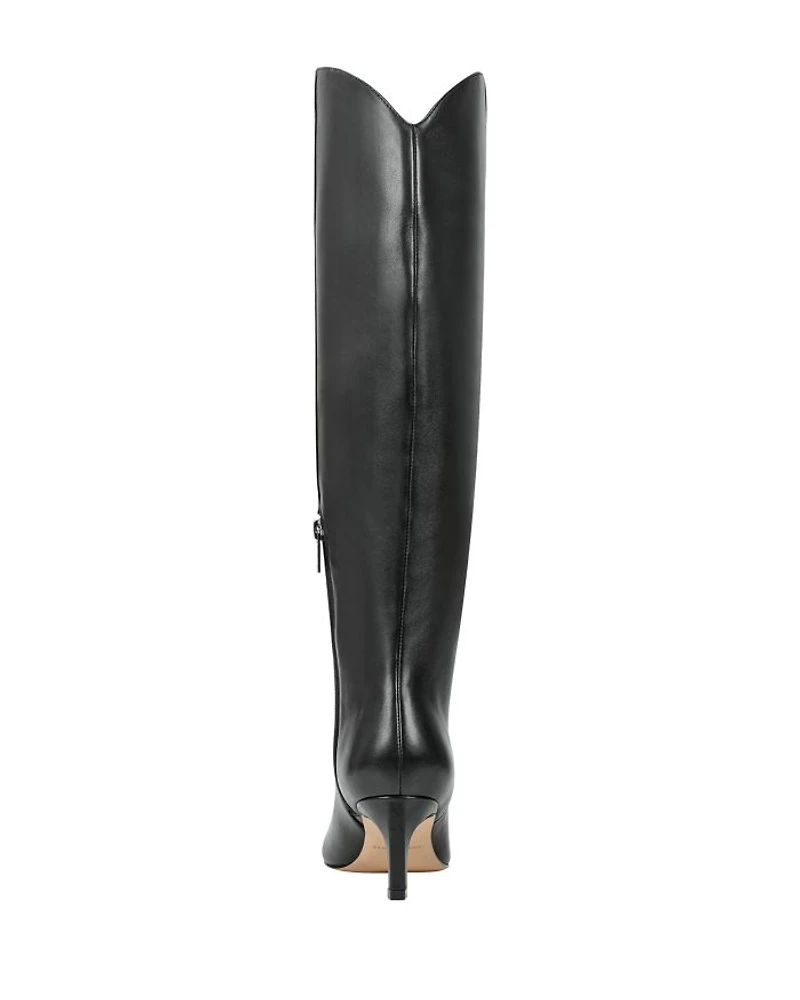 Women's Quinnie Pointed Toe Mid Heel Tall Boots