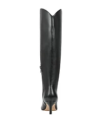 Women's Quinnie Pointed Toe Mid Heel Tall Boots