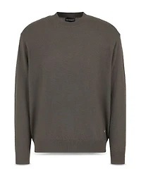Virgin Wool Allover Jacquard Chevron Design Sweater