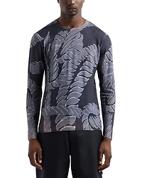 Wool Floral Digital Print Regular Fit Sweater
