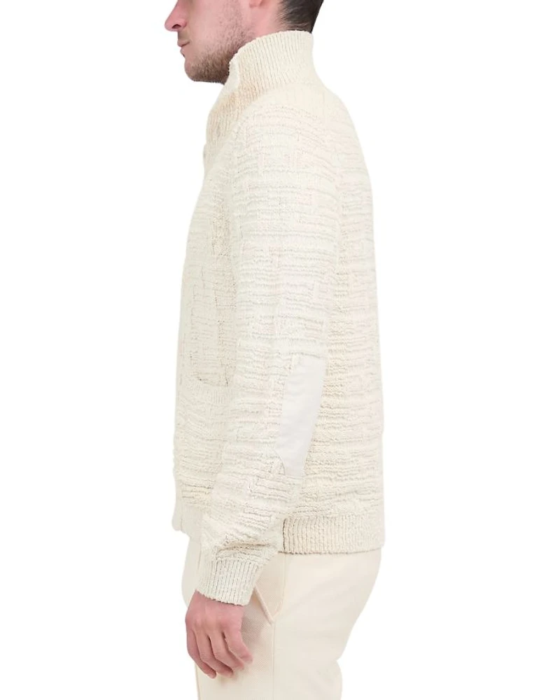 David Textured Sweater Jacket