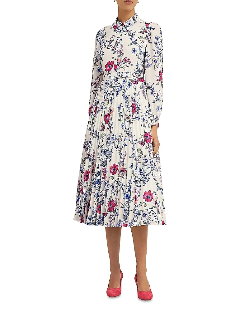Hobbs London Ashleen Floral Print Shirtdress