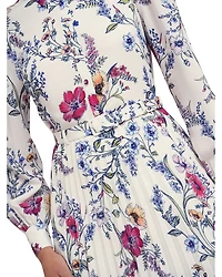 Ashleen Floral Print Shirtdress