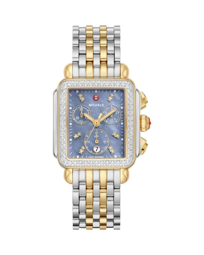 Deco Chronograph, 33mm x 35mm