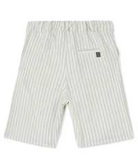 Boys' Sea Green Striped Shorts - Little Kid, Big Kid