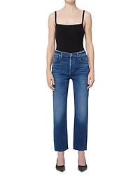 Palma High Rise Ankle Straight Jeans Ambry