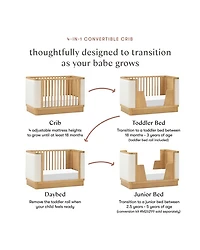 Bondi Boucle 4 in 1 Convertible Crib