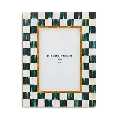 Mackenzie-Childs Courtly Check Lacquer Frame, 4 x 6
