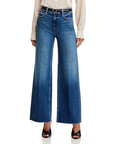 Paige Anessa 31 High Rise Wide Leg Jeans