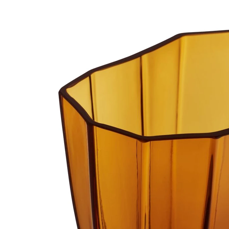 Reed Vase Amber, Medium