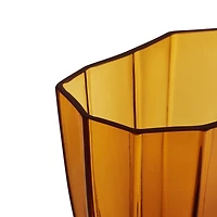 Reed Vase Amber, Medium