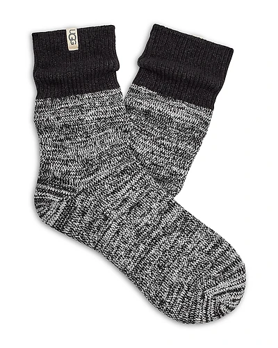 Ugg Rib Knit Slouchy Quarter Socks
