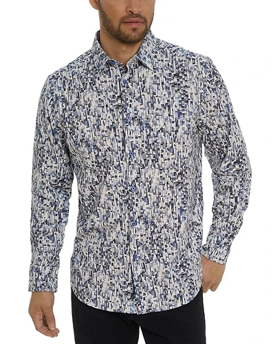 Fragment Button Front Printed Shirt