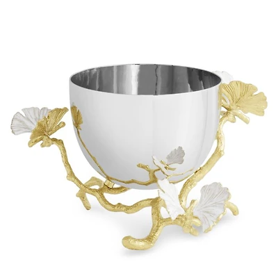 Butterfly Ginkgo Gold Nut Bowl