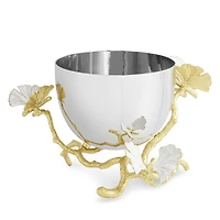Michael Aram Butterfly Ginkgo Gold Nut Bowl