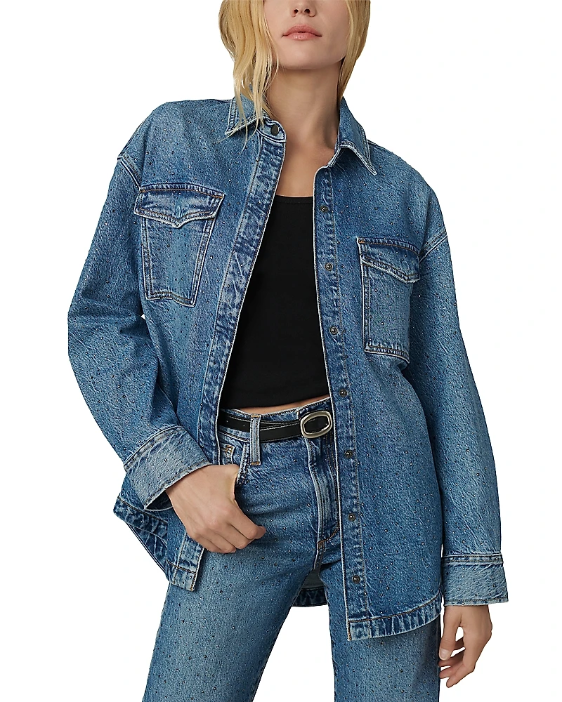 Joe's Jeans The Katrina Embellished Denim Shirt