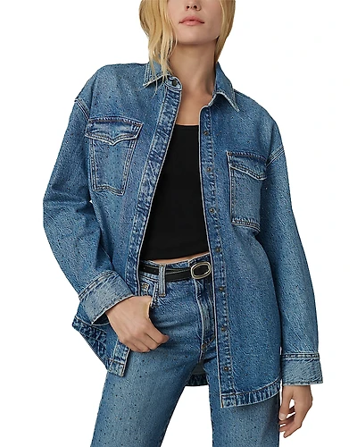 Joe's Jeans The Katrina Embellished Denim Shirt