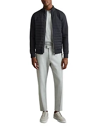 Freddie Cotton Blend Interlock Quilted Full Zip Jacket