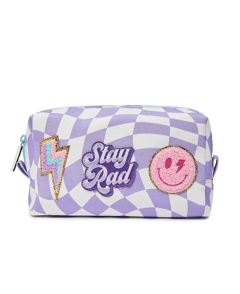 Little Chicken Checkered Patched Pouch