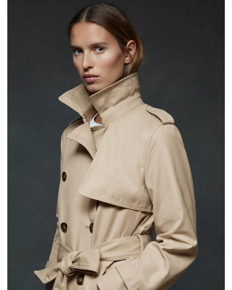 Azura Hooded Trench Coat