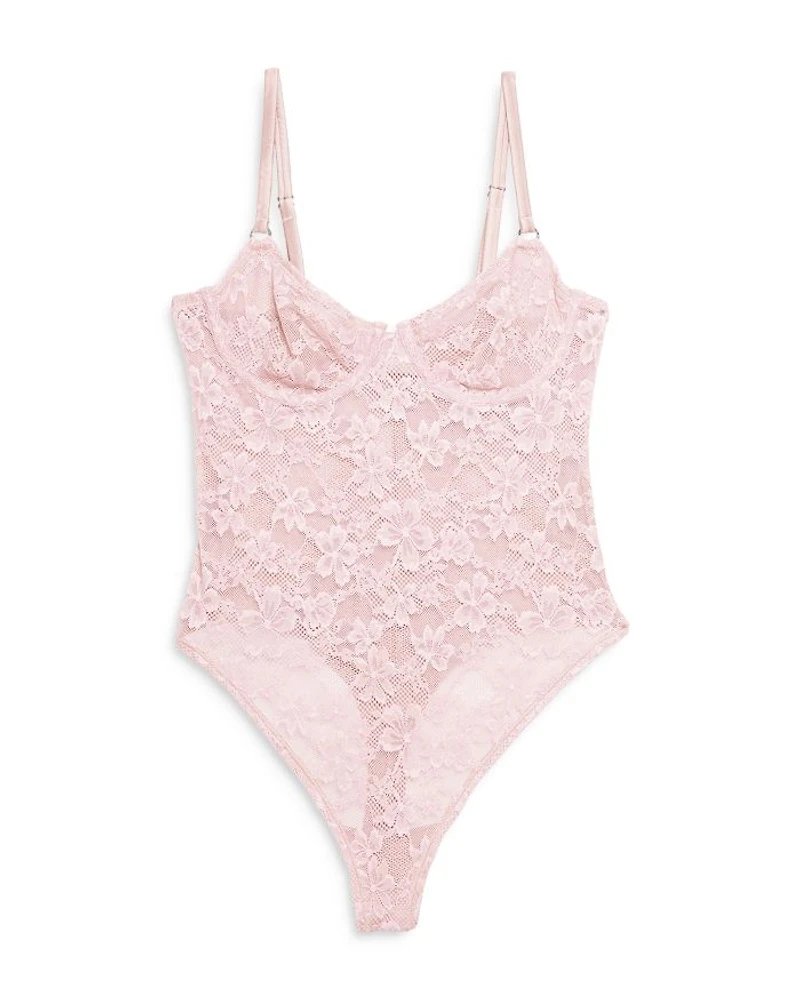 Le Stretch Lace Wireless Bodysuit