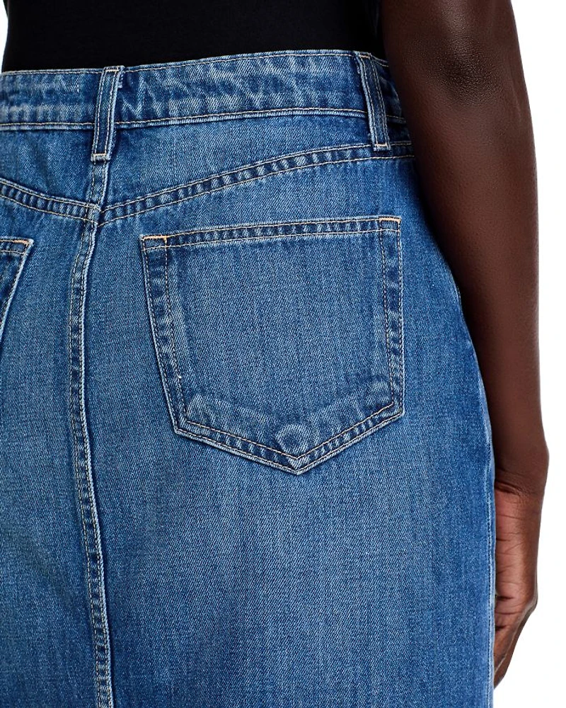 Tylee Denim Pencil Skirt
