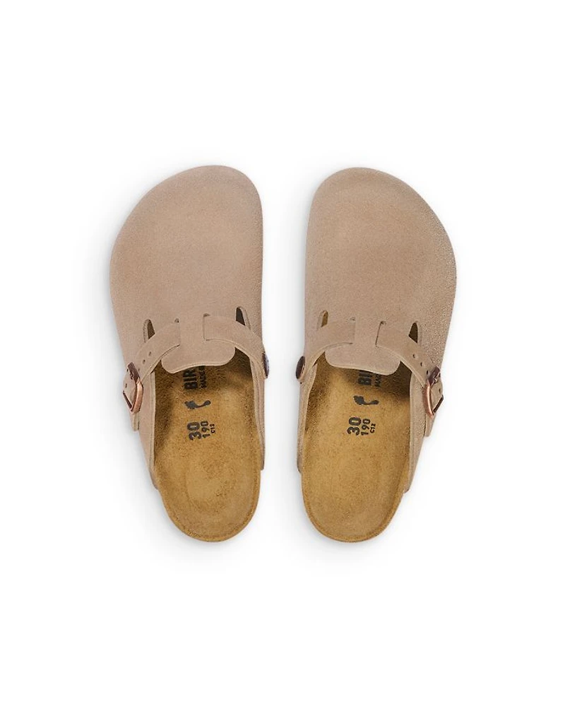 Unisex Boston Kid Suede Leather Clogs - Toddler, Little