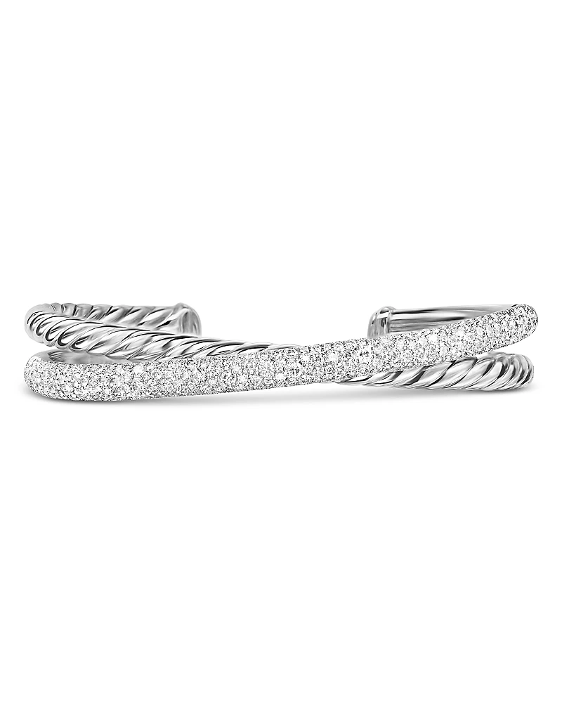 David Yurman Crossover Two Row Cuff Bracelet