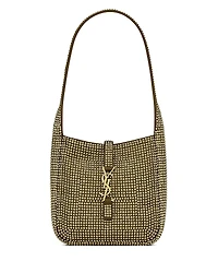 Saint Laurent Le 5 A 7 Supple Baby Embellished Shoulder Bag